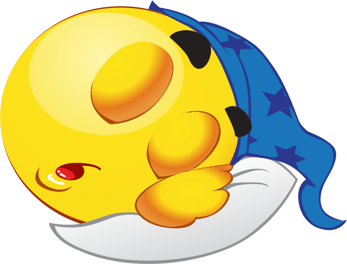 sleeping emoji decal